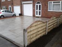 domed lattice fencing in Wythal.