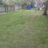 garden cleared and returfed.