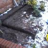 dig out for gravel boards.