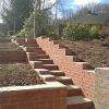 new steps and landscaped levels in bournville.