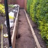 wood boards to be replaced,path hardcored