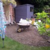garden cleared and levelled
