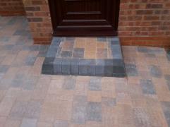 blockpaving and bullnose in bournville