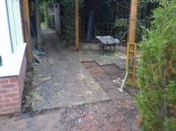 Transforming garden in Monkspath.