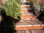 Crazy paving steps in Bournville.
