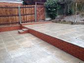 New fencing and split patio in Kings Heath
