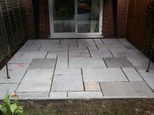 natural stone patio in edgbaston