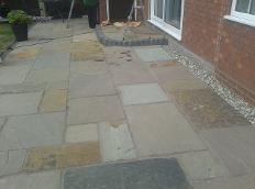 Indian Raj green patio in redditch.