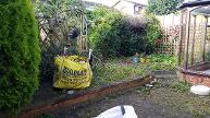 Overgrown garden in Kings Norton.